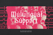 Maboth Typeface, a Blackletter Font by alit design (Thumbnail 15 of 16)