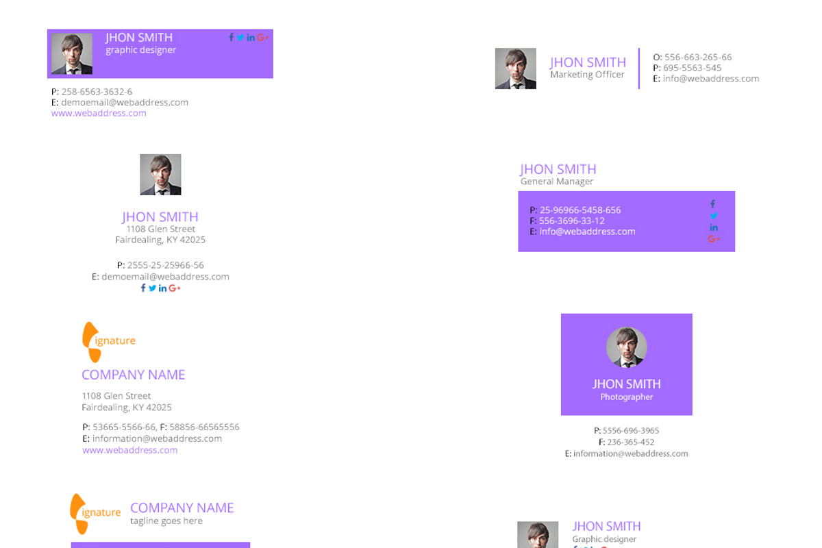 Email signature, an Email Template by pixel_arc (Photo 3 of 5)