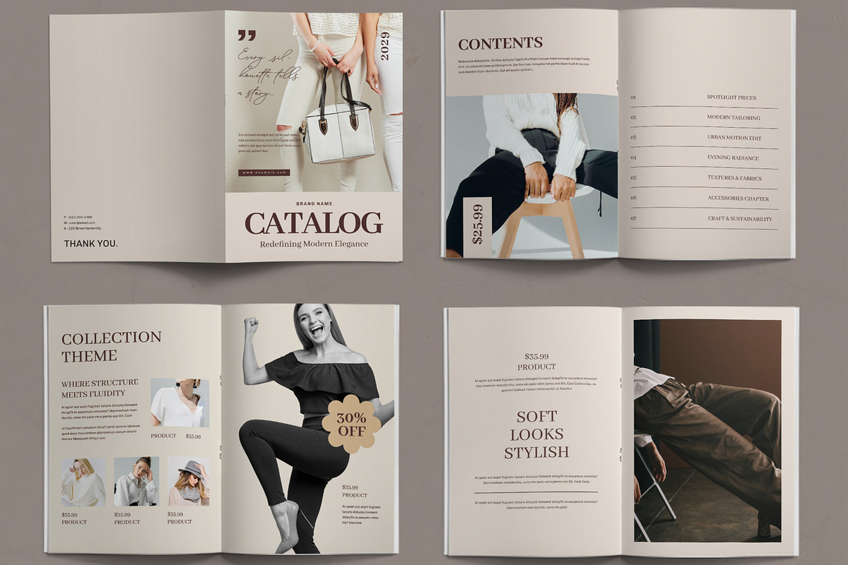 Catalog Featuring Product Layout, a Brochure Template by ContestDesign (Photo 2 of 3)