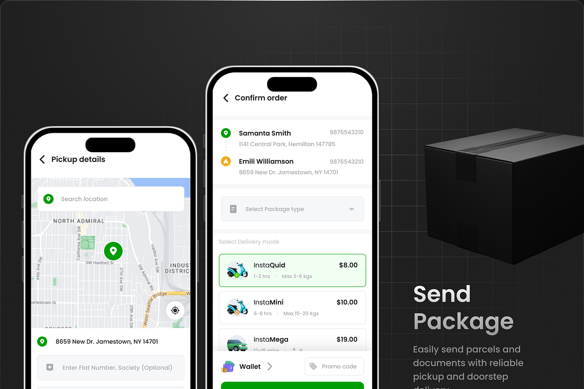 Multi Delivery & Cab App | DeliQ preview 7