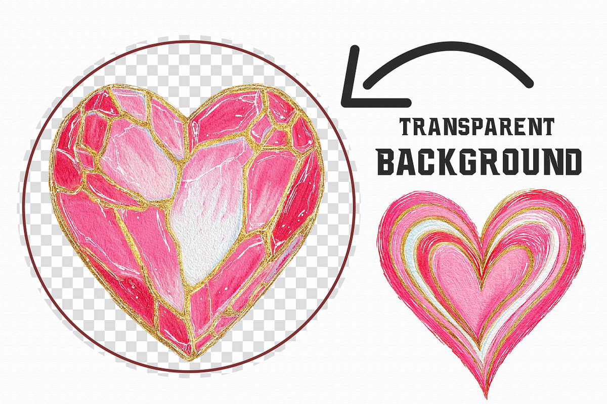 Valentine's Clipart Heart PNG, an Illustration by Libby Wishes (Photo 2 of 5)