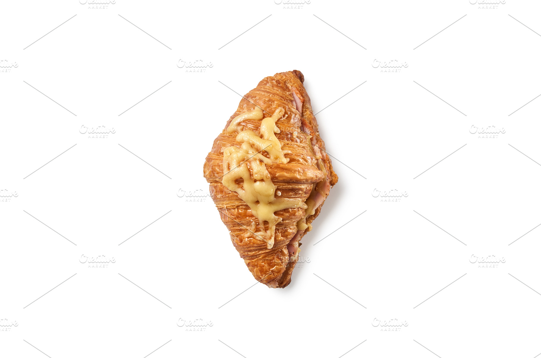 Salty fresh croissant with cheese, a Food & Drink Photo by Yaroslav Danylchenko