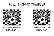 Retro Soccer Sister 20oz Tumbler, an Arts & Entertainment Photo by LamanAzalea (Thumbnail 2 of 2)