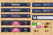 Blueberry iPhone UI Template, a Templates & Theme by Mason Yarnell (Thumbnail 4 of 5)