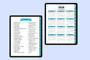 Digital 2026 Budget Organizer, a Stationery Template by Shumaya (Thumbnail 4 of 5)