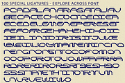 EXPLORE ACROSS - FUTURISTIC FONT, a Sans Serif Font by 177Studio (Thumbnail 7 of 8)
