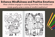 Valentine's Day Coloring Book Kids, a Seasonal Illustration by LA Design (Thumbnail 4 of 10)