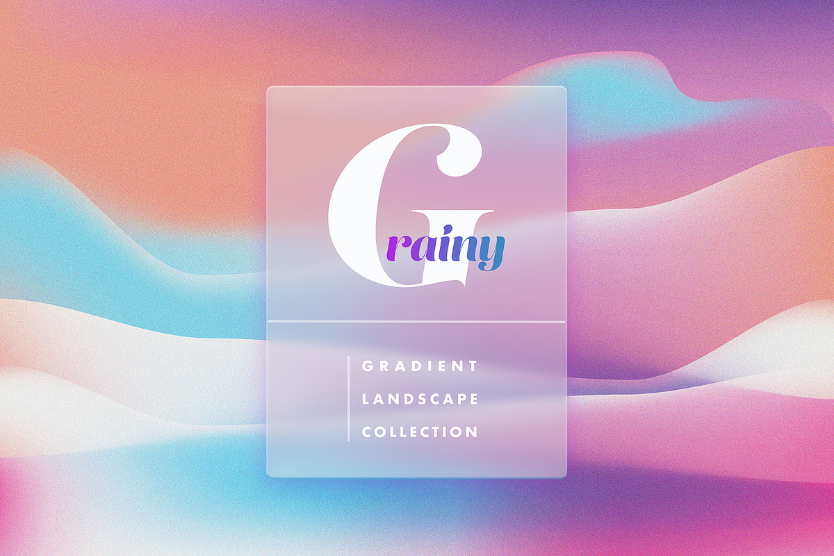 Grainy Gradient Landscape Collection, a Texture Graphic by Polar Vectors (Photo 1 of 20)