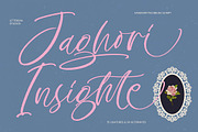 Jaghori Insighte Handwritten Brush, a Script Font by Letterena Studios Script (Thumbnail 1 of 10)