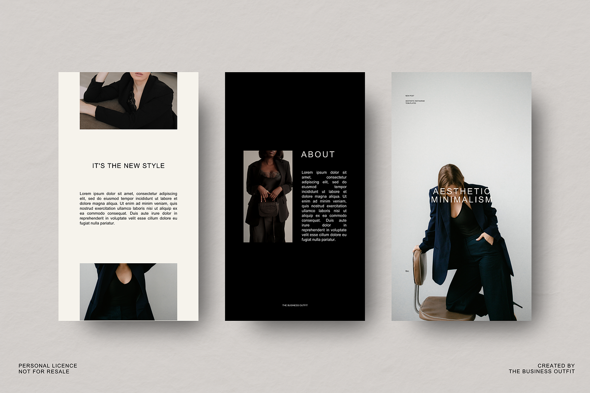 Minimal Instagram Stories - Canva, a Social Media Template by thebusinessoutfit (Photo 9 of 16)
