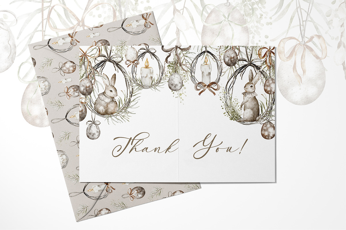 Cute Easter Watercolor Clipart, a Decorative Illustration by LenArt (Photo 16 of 16)