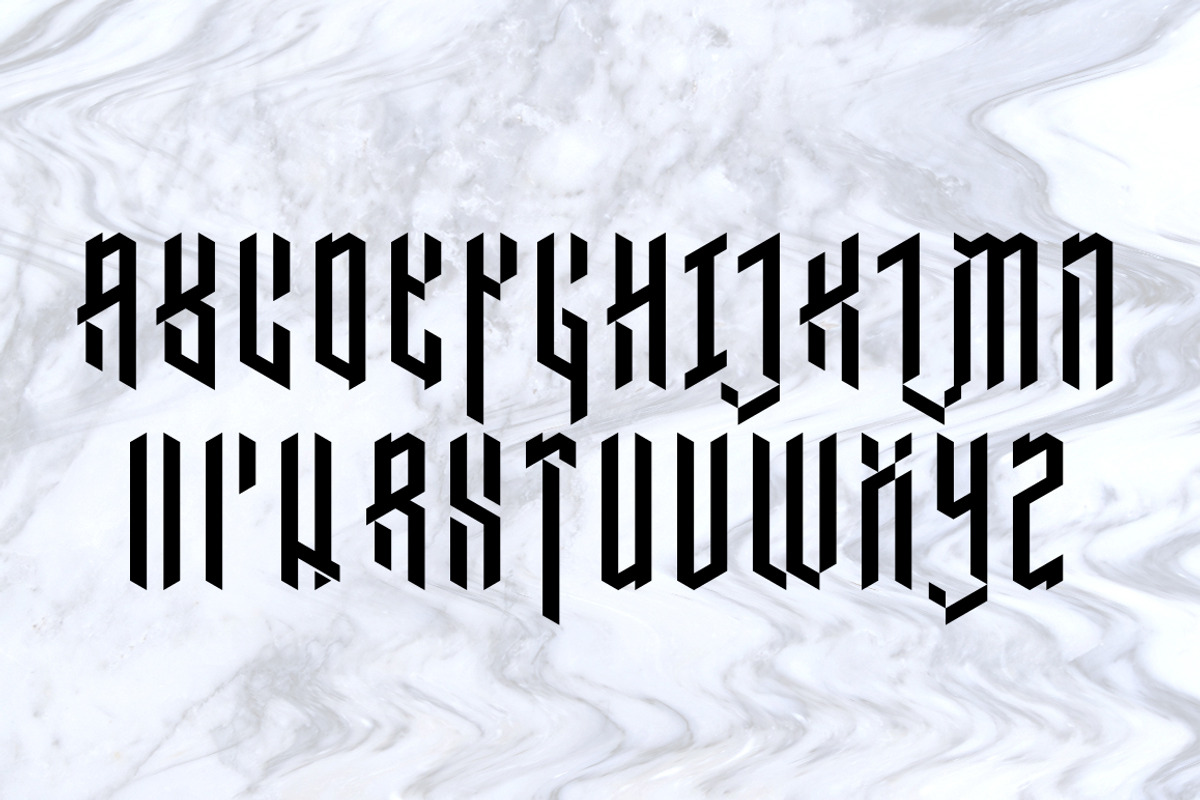 Mancer Typeface preview 3