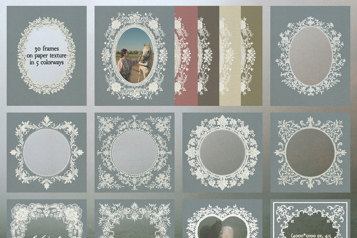 Pressed Frames: Ornamental Borders, an Object Graphic by lerinartstudio (Photo 12 of 18)