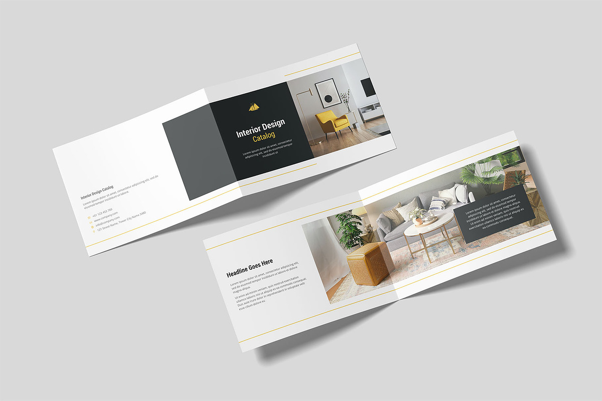 A4 Landscape Catalog Brochure Mockup, an Advertising Mockup by Compositing Studio (Photo 13 of 20)