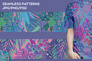 NEON ORCHID seamless patterns, a Pattern Graphic by ANAKOTO (Thumbnail 6 of 18)