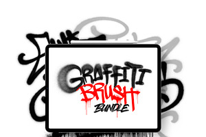 Procreate Graffiti Brush Bundle, a Brush Add-On by Bakeroner