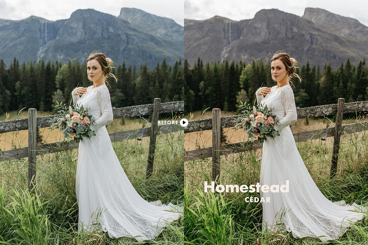 Homestead Wedding Lightroom Presets, a Preset Add-On by Presetrain Co. (Photo 8 of 9)