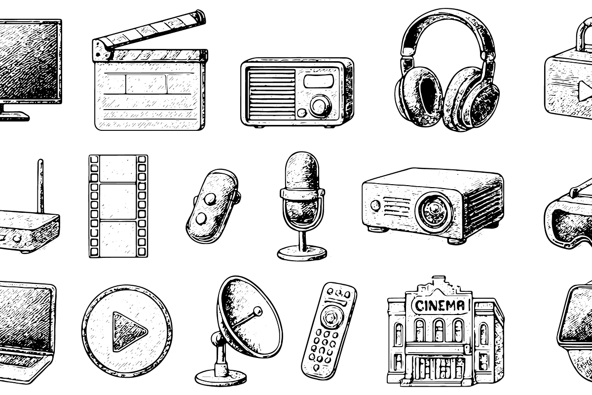 Entertainment Media Equipment, an Object Graphic by RT Studio (Photo 4 of 4)