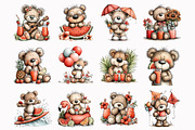 Whimsical Summer Teddy Bear Clipart, a Seasonal Illustration by Design Market (Thumbnail 2 of 4)