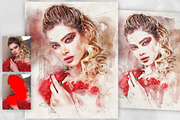 Quick Aquarelle Photoshop Action, an Action Add-On by GorynArt (Thumbnail 2 of 18)