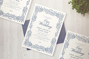 Botanical Wedding Invitation