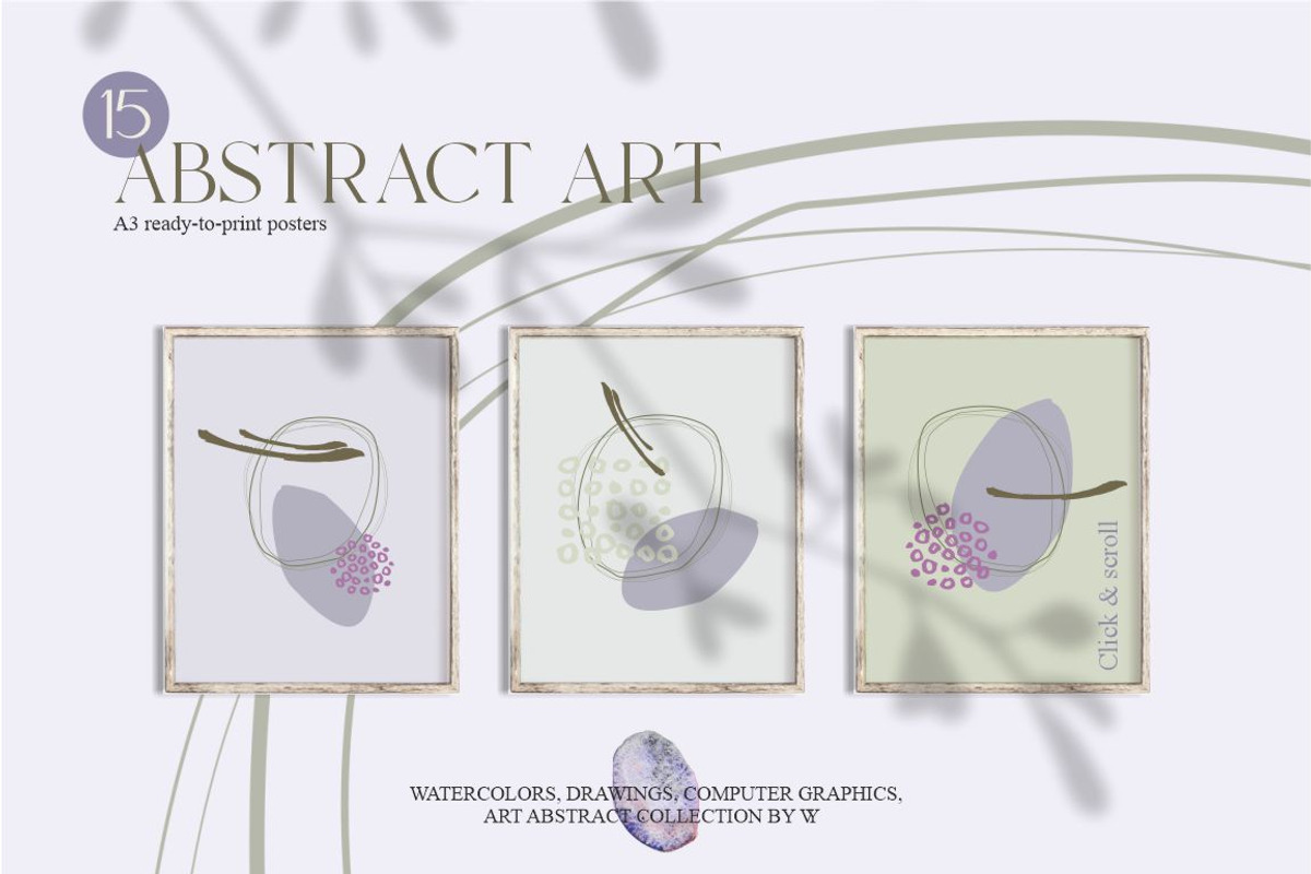 OLIVE - watercolor set, an Object Graphic by Collection by VY (Photo 6 of 14)