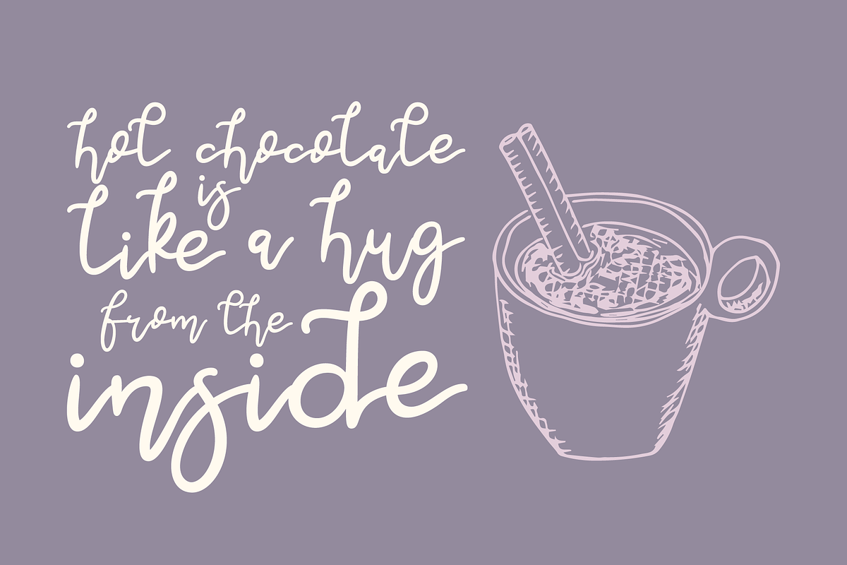 Marshmallow Snowfall Script Font, a Script Font by Dancing with Ink (Photo 11 of 20)