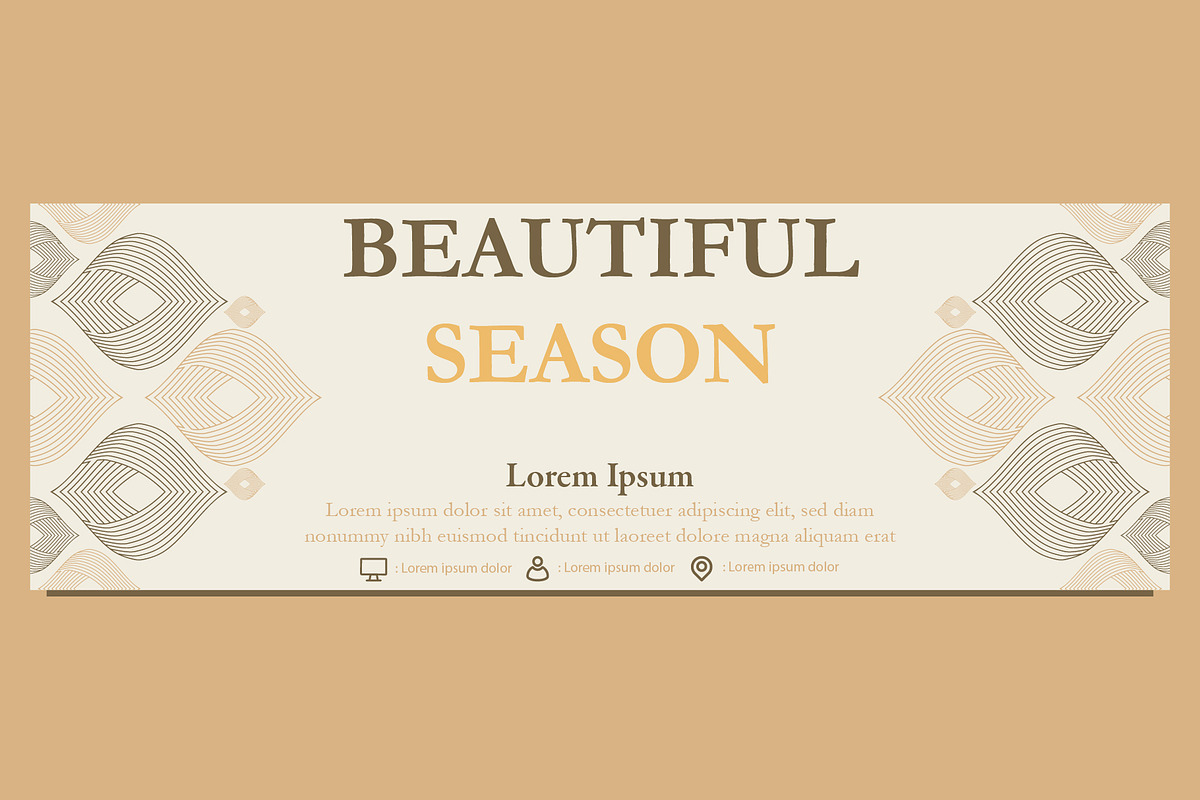 Abstract Floral Banner Template, a Marketing Template by sekitarief (Photo 2 of 3)