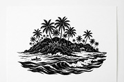 50 Tropical Palm Island Silhouette, an Empty State Illustration by Amazin_art (Thumbnail 13 of 41)