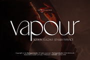 Vapour | Modern Elegant, a Serif Font by Pentagonistudio (Thumbnail 1 of 10)