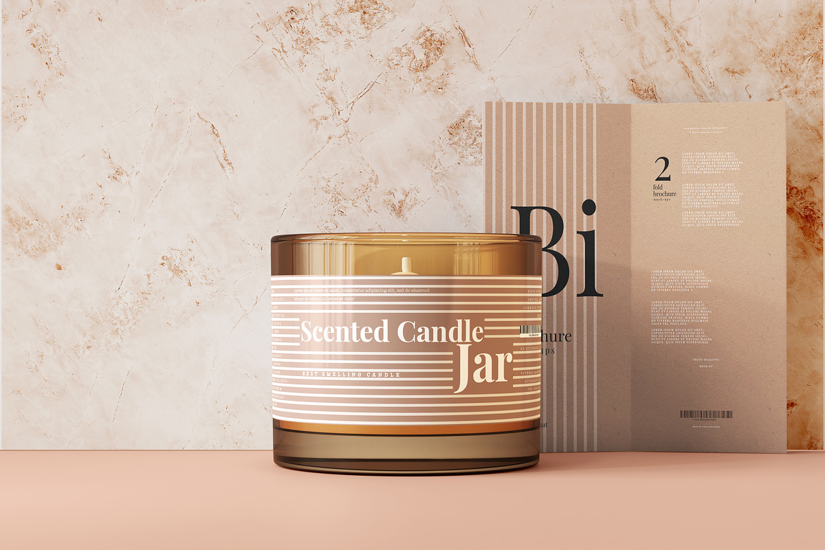 Amber Glass Candle Mockups, a Packaging Mockup by pmvch (Photo 6 of 26)