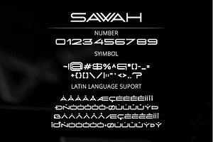 Sawah-Modern&Elegant Display Font