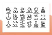 Business Management Icons, an Outline Icon by Becris (Thumbnail 3 of 3)
