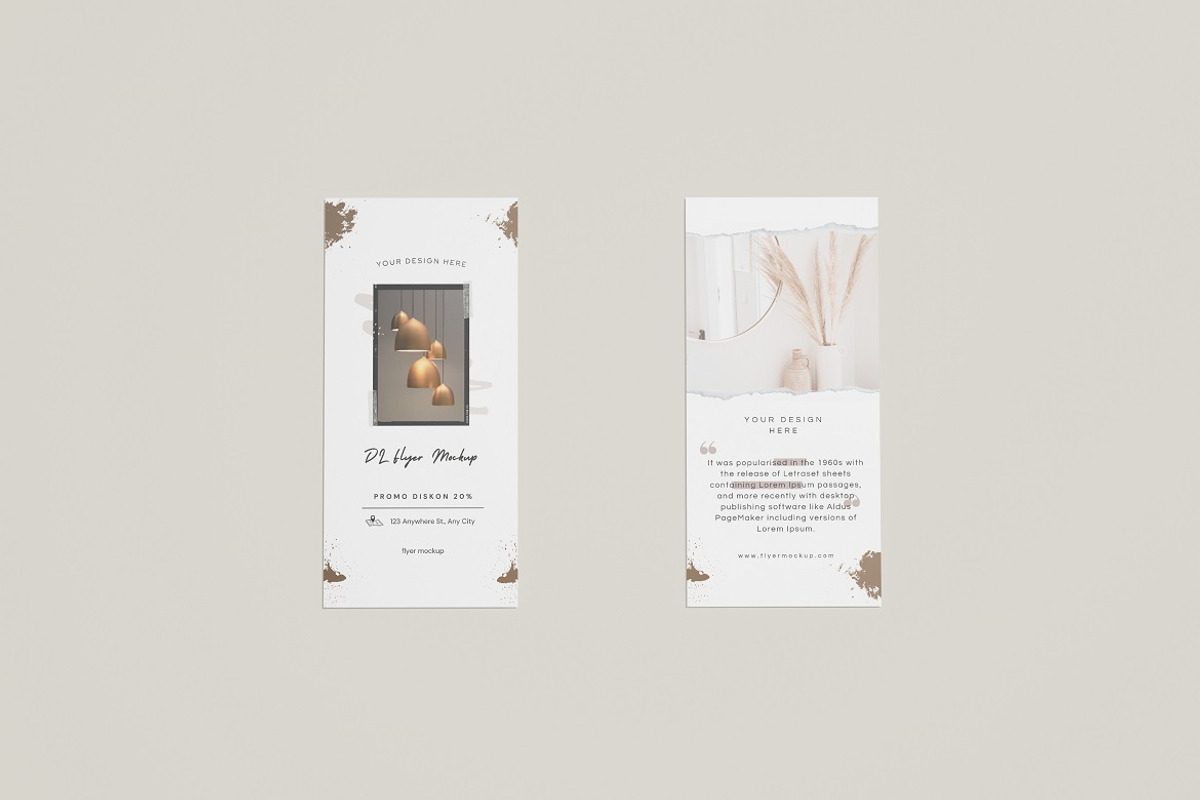 DL Flyer Mockup, an Advertising Mockup by YurnalisPerix (Photo 5 of 5)