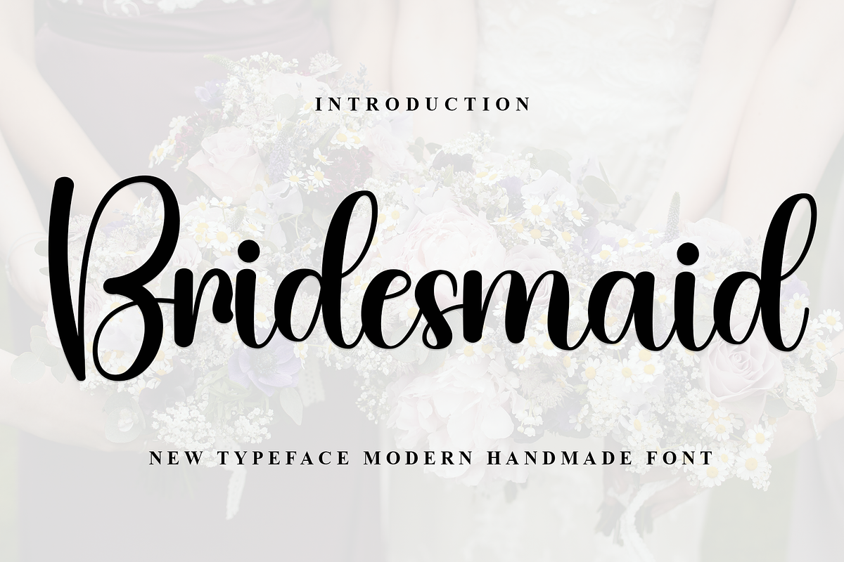 Bridesmaid, a Font by FreshTypeINK (Photo 1 of 8)