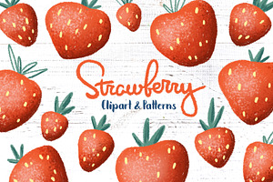 Strawberry Clipart And Patterns