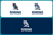 Modern Outline Owl Logo, a Branding & Logo Template by Suhandi (Thumbnail 3 of 4)