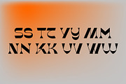 Raro | Futuristic serifs, a Serif Font by Pedroglifos (Thumbnail 9 of 9)