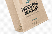 Kraft Paper Bag & Handles PSD Mockup, a Packaging Mockup by LoopAll (Thumbnail 7 of 10)
