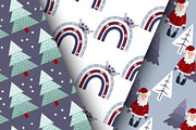 Christmas seamless patterns pack, a Pattern Graphic by KupalinaArt (Thumbnail 2 of 10)