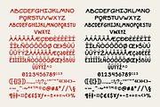SFC Ham & Pasta + Extras, a Handwritten Font by Skilline Supply Co. (Thumbnail 4 of 8)