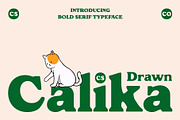CS Calika Drawn, a Serif Font by Craft Supply Co. (Thumbnail 1 of 8)