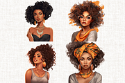African American Chic Girl, a Person Illustration by Mash Mash Stickers (Thumbnail 5 of 9)