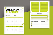 Weekly Planner Template, a Stationery Template by ContestDesign (Thumbnail 3 of 3)