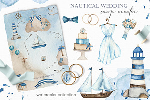 Nautical Wedding Map Creator