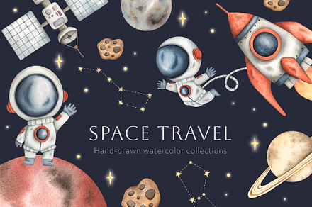 Space travel, an Object Illustration by NellyaEgorova