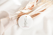 Circle Gift Tag Mockup, a Mockup by ILoveMockupDesign (Thumbnail 9 of 10)