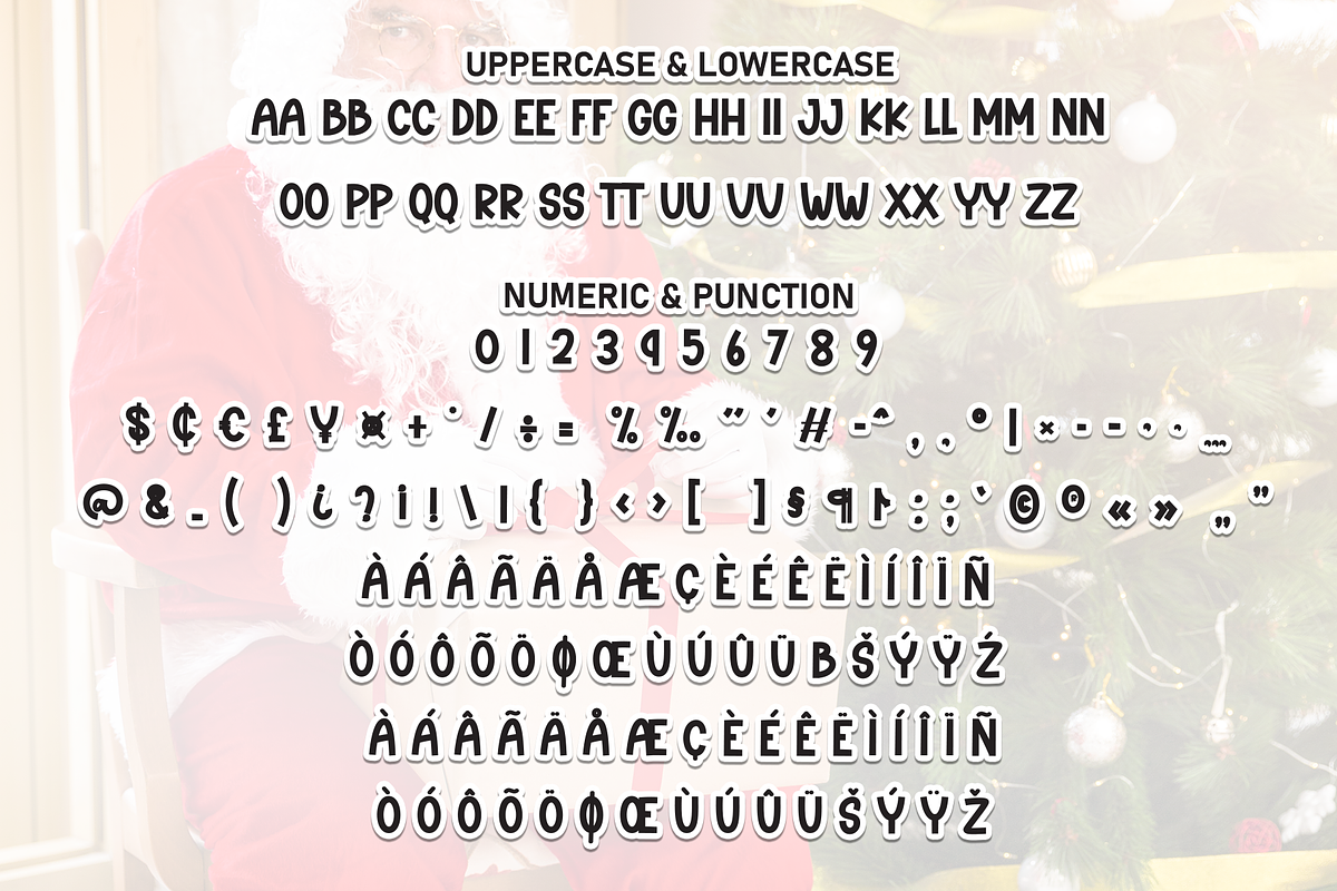 Simple Santa | Script Font, a Script Font by Scratchones (Photo 7 of 9)