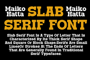 Deinke - Slab Serif Font