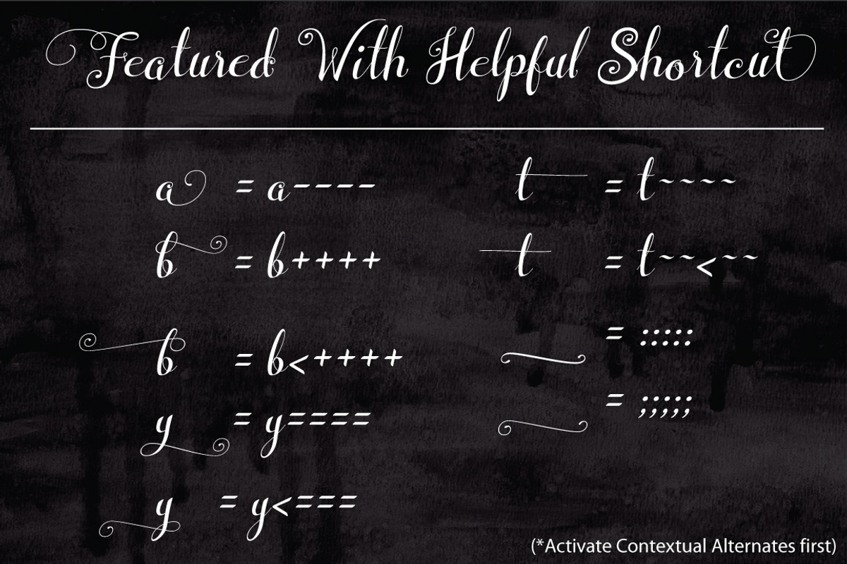 Wedding Font Italic preview 6